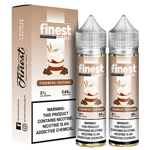 The Finest E-Liquid Synthetic - Tiramisu Custard - 2x60ml