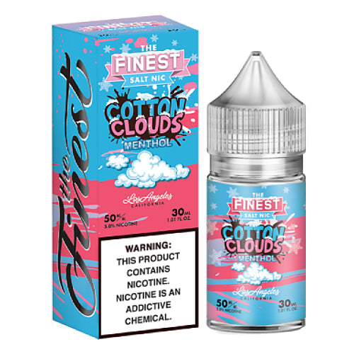 The Finest E-Liquid Synthetic SALTS - Cotton Clouds Menthol - 30ml