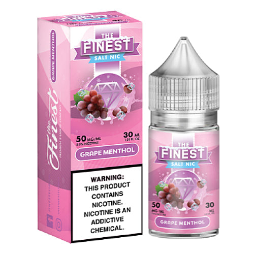 The Finest E-Liquid Synthetic SALTS - Grape Menthol - 30ml