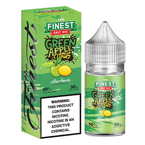 The Finest E-Liquid Synthetic SALTS - Green Apple Citrus - 30ml