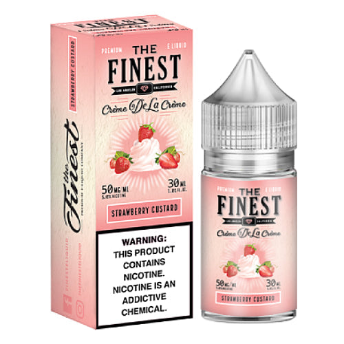 The Finest E-Liquid Synthetic SALTS - Strawberry Custard - 30ml