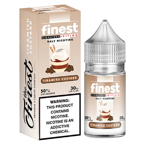 The Finest E-Liquid Synthetic SALTS - Tiramisu Custard - 30ml