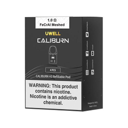 Uwell Caliburn A3 Replacement Pod (4 Pack) ADV365 Uwell Caliburn A3 Replacement Pod (4 Pack) ADV365