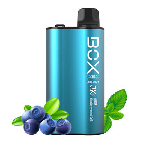 Air Box 5K - Disposable Vape Device - Blueberry Mint (5-Pack) ADV365 Air Box 5K - Disposable Vape Device - Blueberry Mint (5-Pack) ADV365
