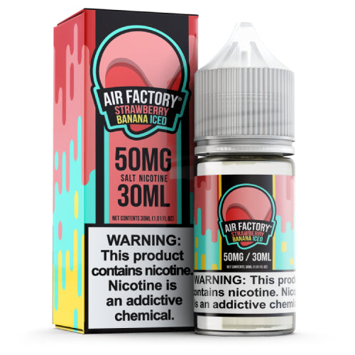 Air Factory eLiquid Synthetic SALTS - Strawberry Banana Iced - 30ml
