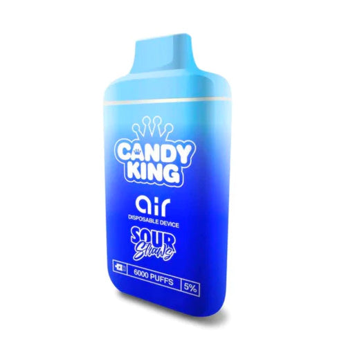 Candy King Gold Bar - Disposable Vape Device - Blue Razz Straws (10 Pack)