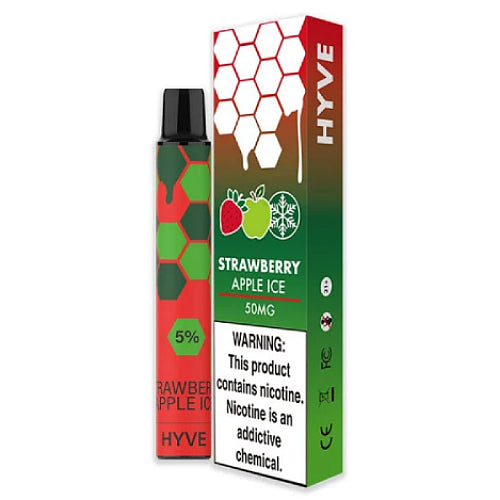 HYVE 2500 NTN - Disposable Vape Device - Strawberry Apple Ice - 10 Pack