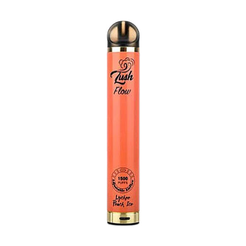 Lush 1500 Flow - Disposable Vape Device - Lychee Peach Ice - 10 Pack