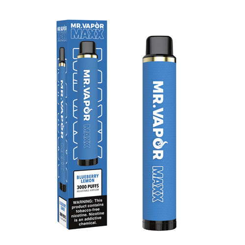 Mr. Vapor MAXX NTN - Disposable Vape Device - Blueberry Lemon - 10 Pack