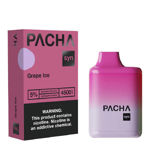 Pacha SYN - Disposable Vape Device - Grape Ice - 10 Pack