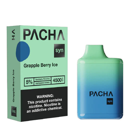Pacha SYN - Disposable Vape Device - Grapple Berry Ice - 10 Pack