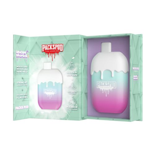 Packwood Packspod 5000 - Disposable Vape Device - Unicorn Sherbet (5 P   ADV365