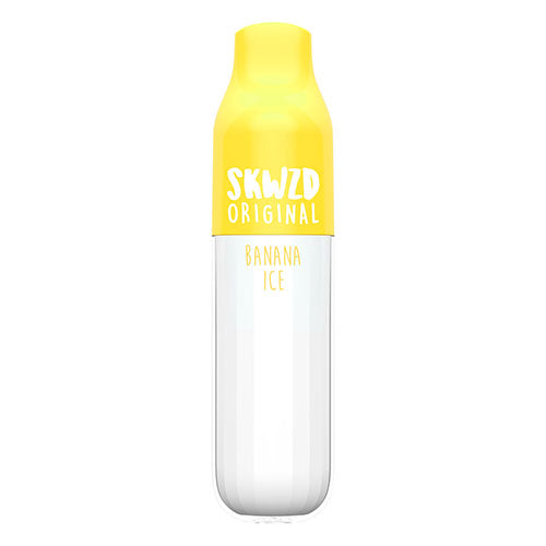 SKWZD - Non-Tobacco Nicotine Disposable Vape Device - Case of Banana Ice (10 Pack)