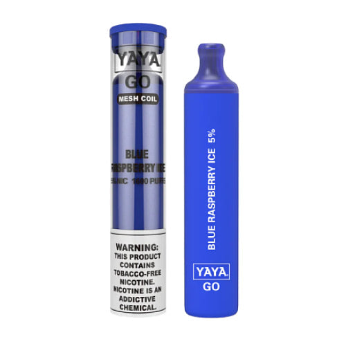 YAYA Go 1600 NTN - Disposable Vape Device -  Blue Raspberry ice - 10 Pack