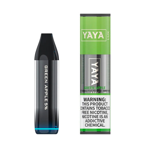 YAYA LUX 4K NTN - Disposable Vape Device - Green Apple - 10 Pack
