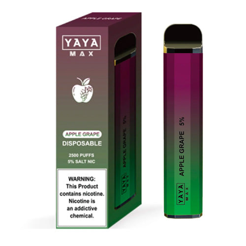 YAYA MAX - Disposable Vape Device - Apple Grape - 10 Pack