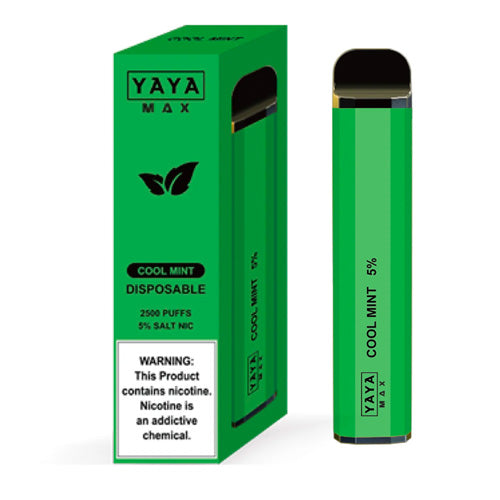 YAYA MAX - Disposable Vape Device - Cool Mint - 10 Pack