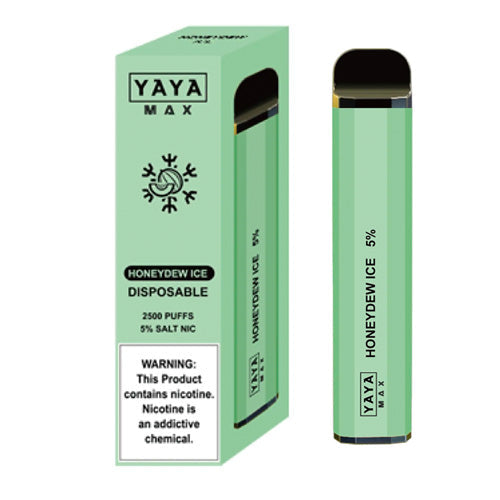 YAYA MAX - Disposable Vape Device - Honeydew Ice - 10 Pack