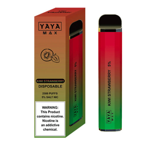 YAYA MAX - Disposable Vape Device - Kiwi Strawberry - 10 Pack