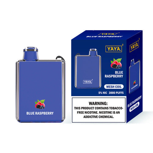 YAYA Square 3000 NTN - Disposable Vape Device - Blue Raspberry - 10 Pack
