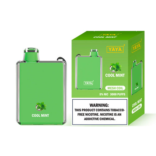 YAYA Square 3000 NTN - Disposable Vape Device - Cool Mint - 10 Pack