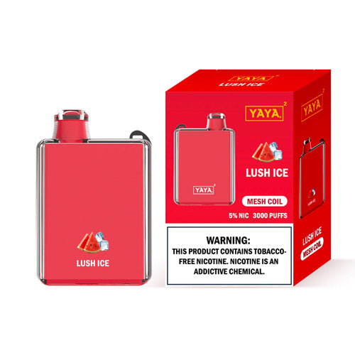YAYA Square 3000 NTN - Disposable Vape Device - Lush Ice - 10 Pack
