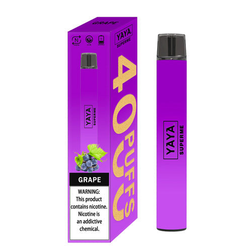 10 nicotine disposable vape YAYA SUPREME 4K - Device - Grape Flavours:Cherry Ice hardware-info Top Nic Free Disposables
